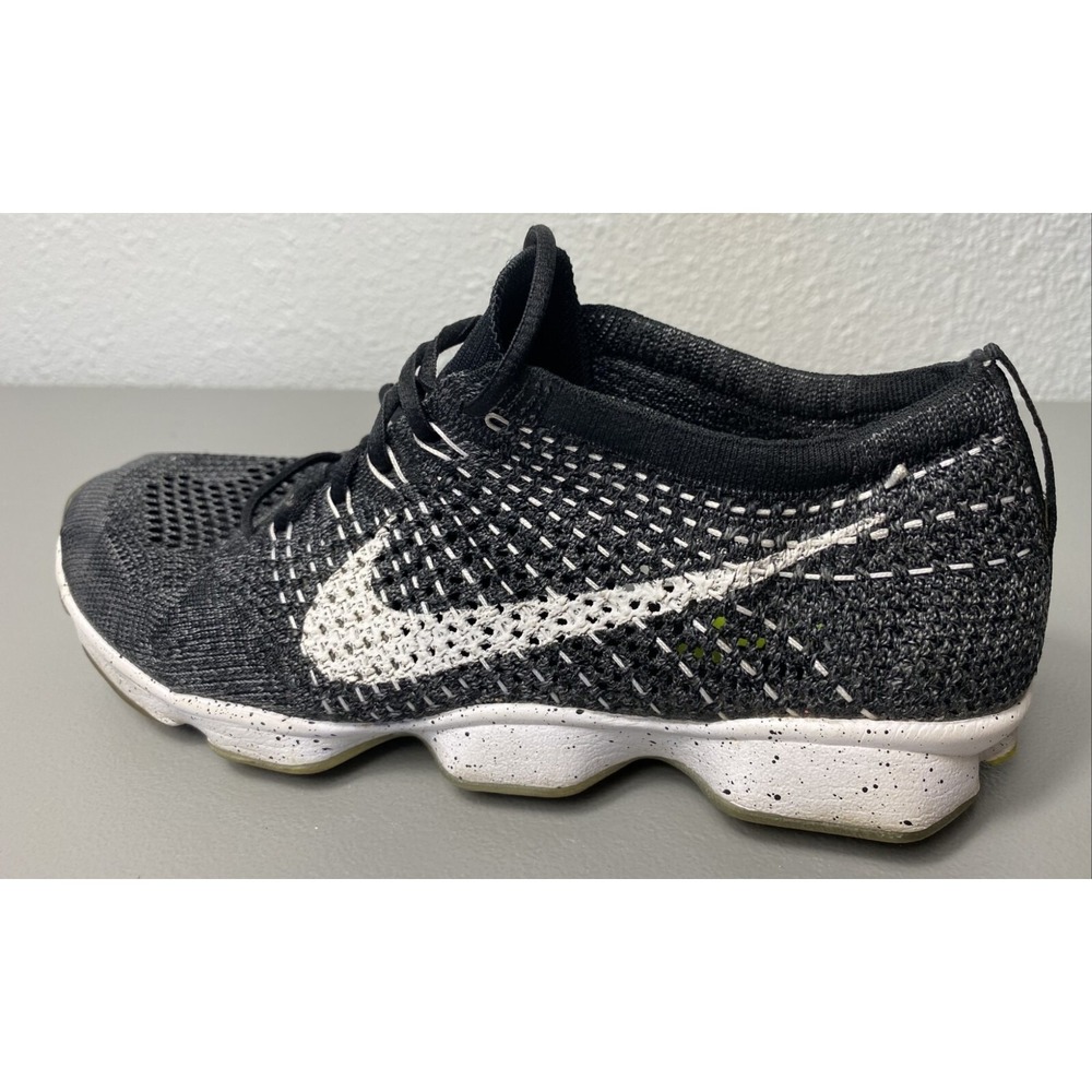 Nike Flyknit Zoom Agility Womens Running Shoes Sneaker Size 9.5 Black 698616-001 - Picture 11 of 13